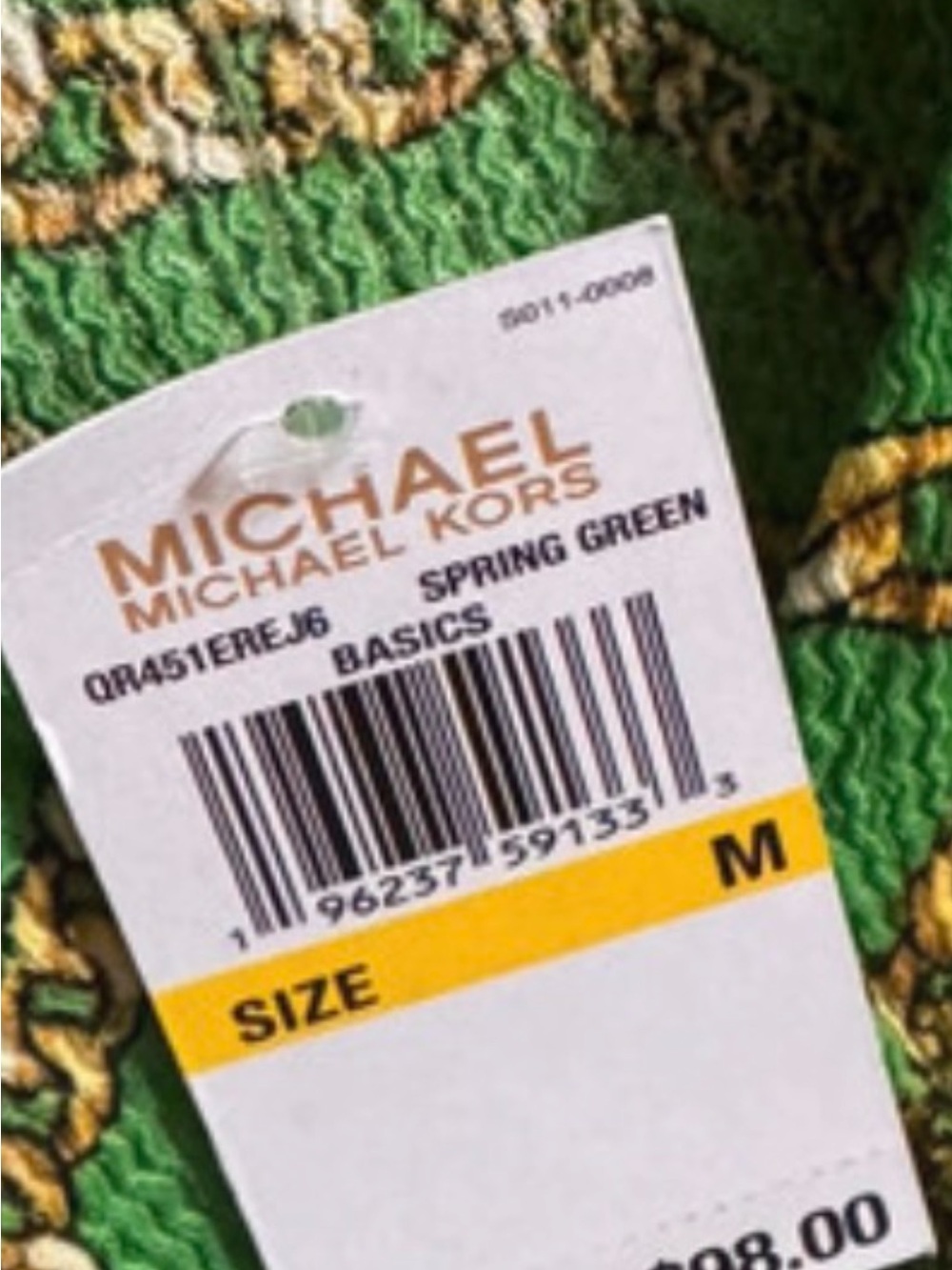 Michael Kors Spring Green Patterned Women's Sweater